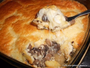 Жульен-суфле с грибами