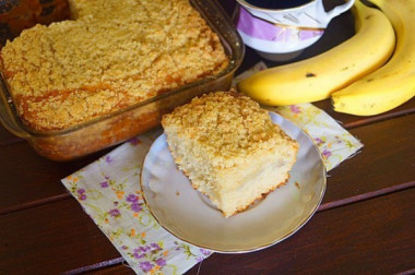 Бразильский банановый пирог