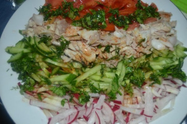 Салат "Веер"