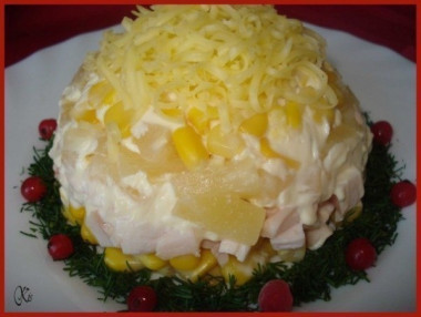 Салат "Ананасовый"