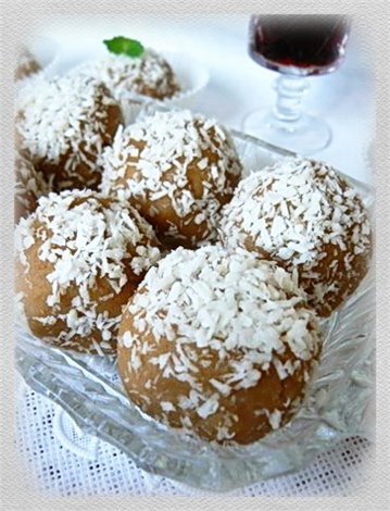 Шарики из муки