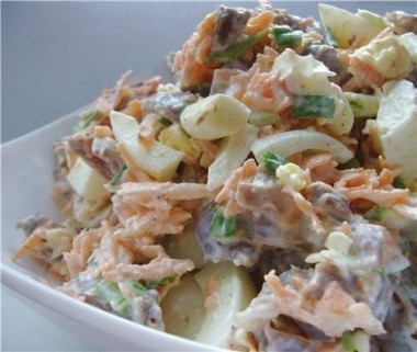 Салат "Радость Жеглова"