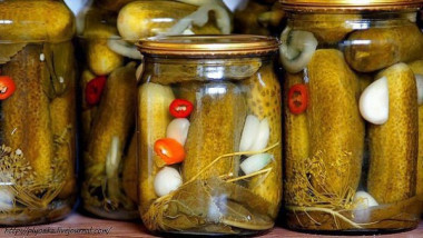 Соленые огурчики на зиму