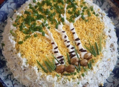 Салат "Березовая роща"