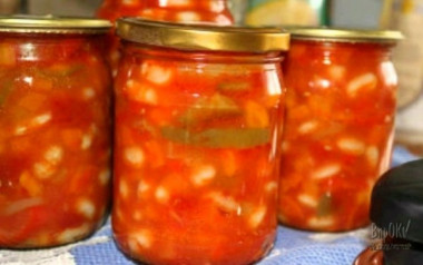 Салат с фасолью