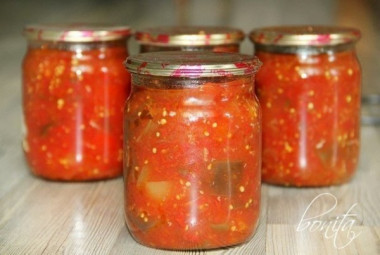 Баклажаны  в томате