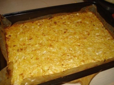 "Лохматый" капустный пирог