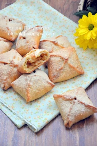 Конвертики с карамельными яблочками