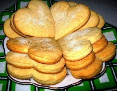 Коржики сметанные "Сердечные"