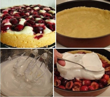 Пирог с черешней