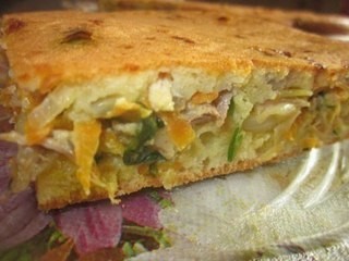 Пирог с куриной грудкой