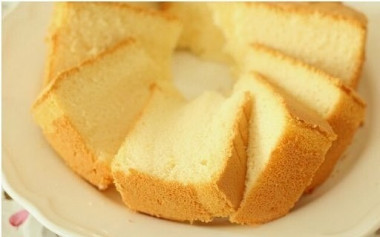 Воздушный бисквит без яиц