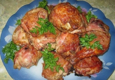 Курица, маринованная в кефире