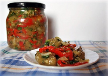 Баклажаны, маринованные "под грибы"