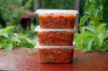 Острый соус для заморозки