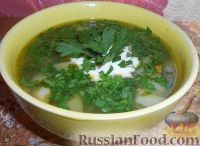 Суп щавелевый с фрикадельками