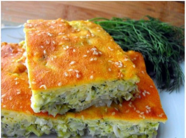 ПП рецепт: «быстрый» пирог с капустой