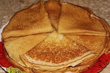 Блины на дрожжах