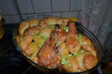Курица с картошкой
