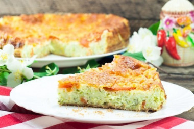 Пирог из кабачков