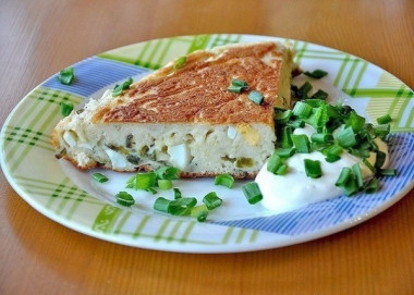 Кефирный пирог