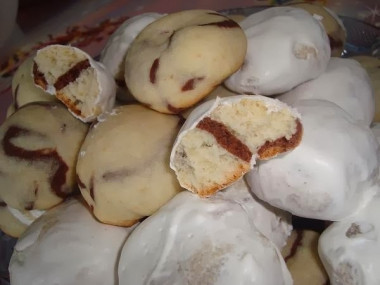 Мягкие пряники в белковой глазури