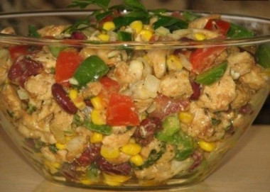 Салат без майонеза "Пальчики оближешь"