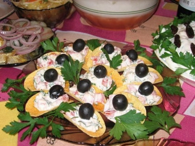 Закуска "Лодочки"