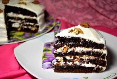 Заварной торт на кипятке