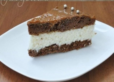 Торт "Кокосово-шоколадный"