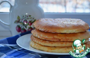 лепешки дрожжевые с яйцом