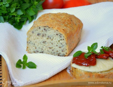 без замеса с кунжутом