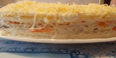 Селедочный торт