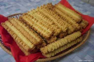 Печенье на майонезе "Песочные палочки"