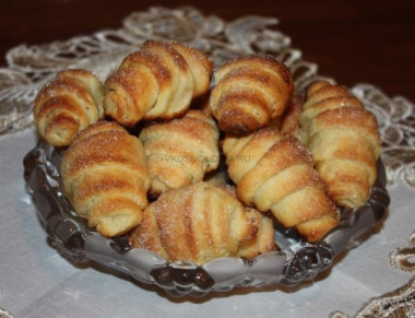 Творожные рогалики