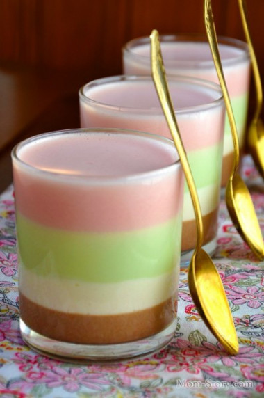 десерт "Сметанная радуга"