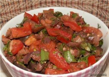 Быстрые маринованные баклажаны