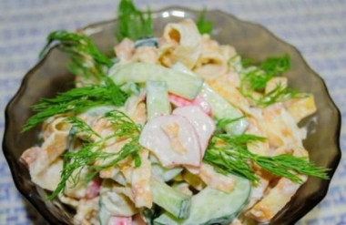 Легкий салат "Воздушный поцелуй"