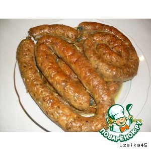 Домашняя колбаса (куриная)