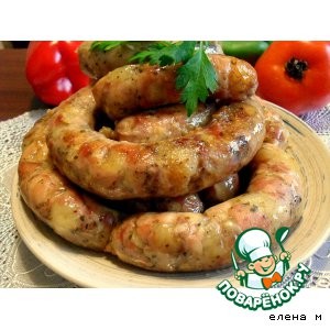 Домашняя колбаса "Экспериментальная" 