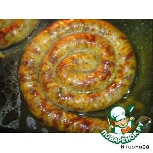 Домашние колбаски с картофелем и мясом