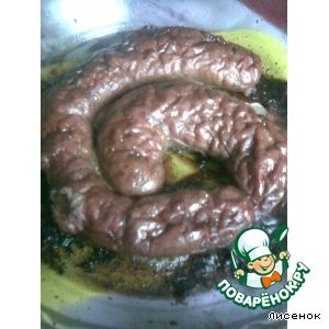 Печеночная колбаса домашняя