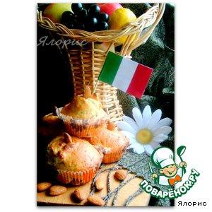 кекс с орехами и рикоттой