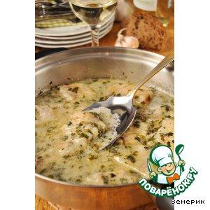 в белом соусе