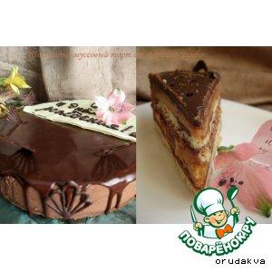 шоколадно-муссовый торт