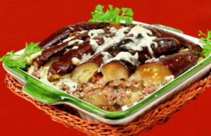 Пирог с баклажанами