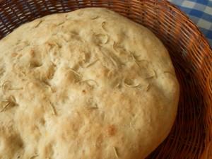 Лепешки фокаччи с отрубями