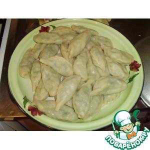 вареники с яйцом