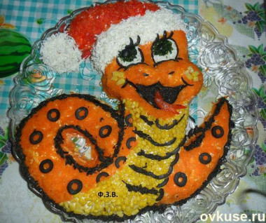 Салат "Змейка малышка"