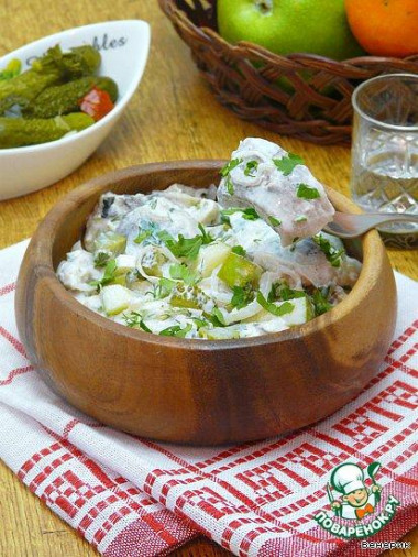 из замороженной сельди